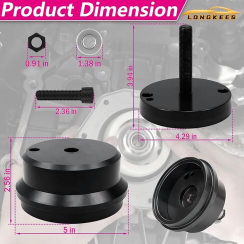 أداة تثبيت سدادة العمود المرفقي الخلفي مناسبة لـ 2011-2021 Super Duty F250/F350/F450/F550/F650/F750 6.7L قوة السكتة الدماغية الديزل، 303-1514، ST-138 in Saudi Arabia