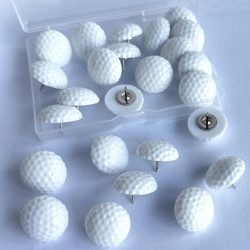 Push Pins for Wall,25Pcs Sports Decorative Push Pins, Thumb Tacks for Bulletin Board, Photos Wall & Maps, Desk Decor for School Offices (Golf) in Saudi Arabia
