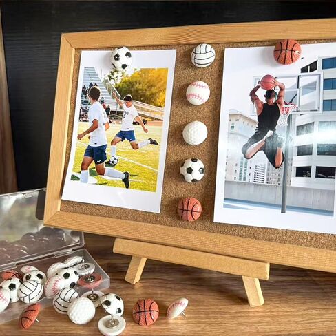 Push Pins for Wall,25Pcs Sports Decorative Push Pins, Thumb Tacks for Bulletin Board, Photos Wall & Maps, Desk Decor for School Offices (Golf) in Saudi Arabia