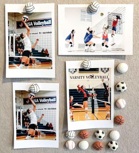 Push Pins for Wall,25Pcs Sports Decorative Push Pins, Thumb Tacks for Bulletin Board, Photos Wall & Maps, Desk Decor for School Offices (Golf) in Saudi Arabia