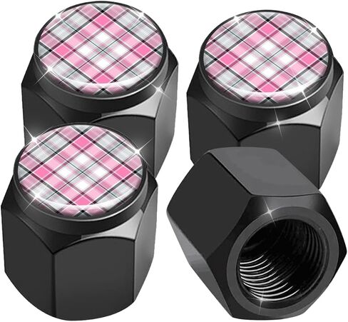 Tire Valve Stem Caps 4 Pack, Car Wheel Stem Caps,Aluminum Air Valve Covers Universal Fit for Cars, SUVs,Trucks, Bikes, and Motorcycles(Skull Head Rose) in Saudi Arabia