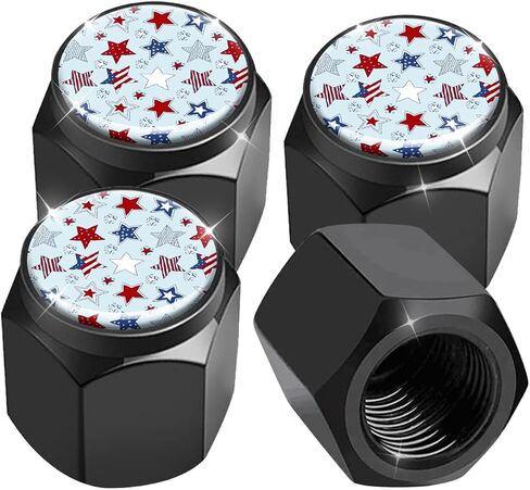 Tire Valve Stem Caps 4 Pack, Car Wheel Stem Caps,Aluminum Air Valve Covers Universal Fit for Cars, SUVs,Trucks, Bikes, and Motorcycles(Skull Head Rose) in Saudi Arabia