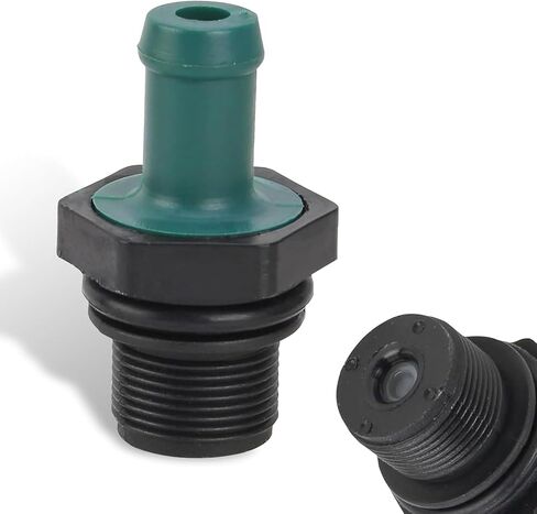 PCV Valve for Car, One Way Crankcase Forced Ventilation Valve, OEM #111810EA200 118106N202 118106N201 1181-1KC0A Parts, Compatible with Nissan Infiniti (Black & Green) in Saudi Arabia
