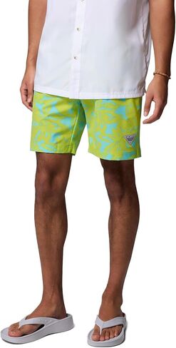 Columbia Mens PFG Rambler Printed Water Short, Voltage Clarets, Medium x 6 in Saudi Arabia