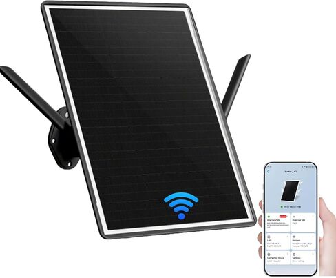 جهاز توجيه 4G يعمل بالطاقة الشمسية في الهواء الطلق مع فتحة لبطاقة sim، جهاز توجيه واي فاي خارجي مع لوحة شمسية بقدرة 15 وات - بطارية مدمجة بقوة 25000 مللي أمبير في الساعة، وهوائيات قابلة للفصل، وتصميم مقاوم للماء للمركبات الترفيهية وكبائن العطلات والكاميرا in Saudi Arabia
