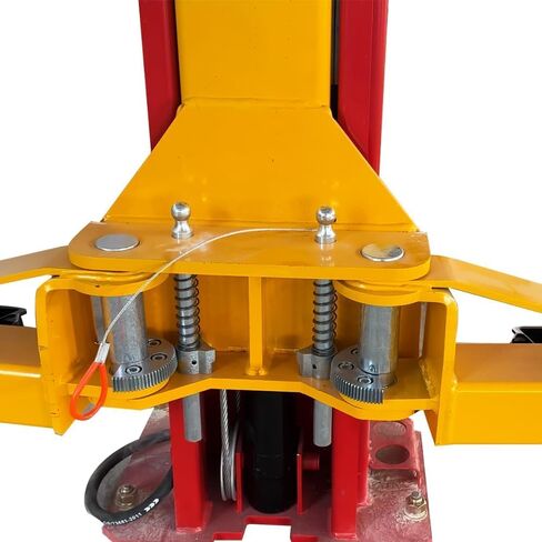 KATOOL 12000 رطل ارتفاع إضافي 167 بوصة 2 وظيفة رفع اثنين من أعمدة السيارة AK-M120 رافعة رفع السيارة التلقائية 2 وظيفة رفع السيارة (ارتفاع إضافي، أحمر) in Saudi Arabia