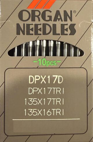 50pcs Genuine Organ 135x16 Triangle Leather Point Industrial Sewing Machine Needle (Mix 16 18 20 21 23) in Saudi Arabia