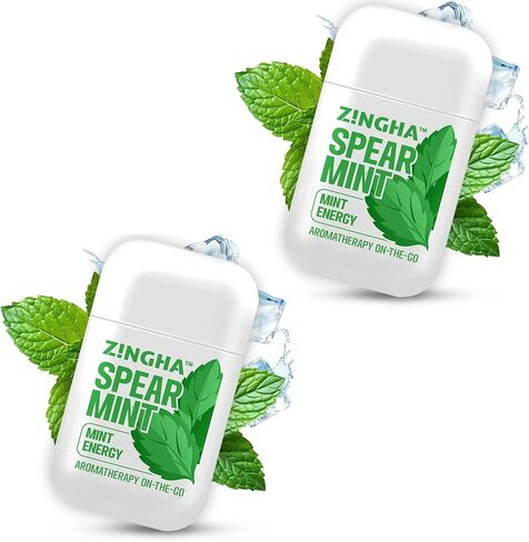 Double Holes Aromatherapy Stick Essential Oil Nasal Inhaler Intake Breathing, Tension Relief & Focus Boost, Minty Essence in Kuwait