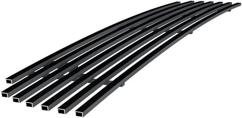 APS Compatible with Nissan Frontier 2001-2004 Lower Bumper Stainless Steel Black 8x6 Horizontal Billet Front Grill Grille Insert N85420J in Saudi Arabia