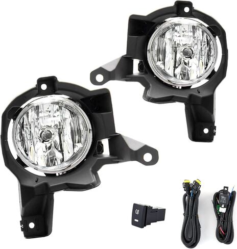 استبدال مجموعة مصابيح الضباب لسيارة Toyota Rav4 2013-2015 مع مصابيح الهالوجين H16-3 12V 19W (عدسة واضحة) in Saudi Arabia