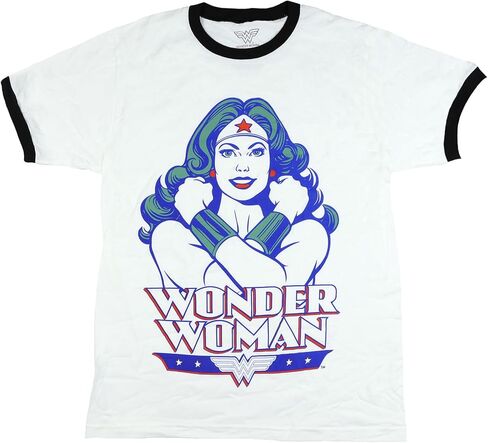 تي شيرت DC Comics Wonder Woman للرجال تي شيرت Power Pose للكبار in Saudi Arabia