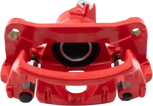 Rear Brake Caliper Set Painted Red Brackets Compatible with 2003-2009 Toyota 4Runner 2007-2014 Toyota FJ Cruiser in Saudi Arabia