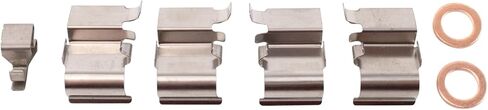Rear Brake Caliper Set Painted Red Brackets Compatible with 2003-2009 Toyota 4Runner 2007-2014 Toyota FJ Cruiser in Saudi Arabia