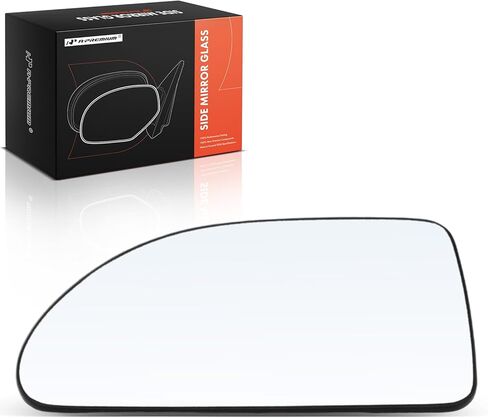 A-Premium Left Driver Side Non-Heated Mirror Glass with Backing Plate - Compatible with Chevrolet Equinox 2005-2009 & Pontiac Torrent 2006-2009 & Saturn Vue 2002-2007 - Exterior Side View Flat Mirror in Saudi Arabia