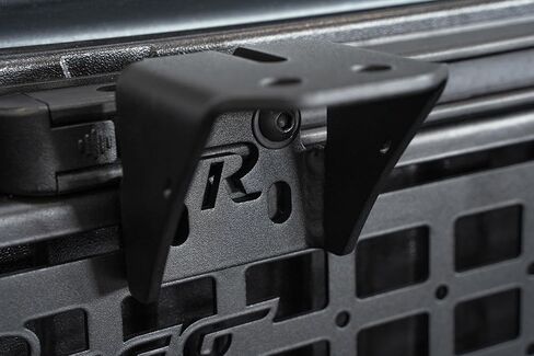 Rago Fabrication Bed Rail Accessory Mounting Brackets for 2005-2026 Toyota Tacoma & Tundra with Factory Bed Rails | Perfect for Chase Lights, Light Bars, Antennas, Whip Flags & More | Sold in Pairs in Saudi Arabia