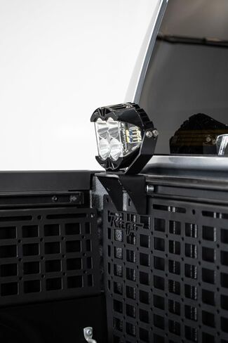 Rago Fabrication Bed Rail Accessory Mounting Brackets for 2005-2026 Toyota Tacoma & Tundra with Factory Bed Rails | Perfect for Chase Lights, Light Bars, Antennas, Whip Flags & More | Sold in Pairs in Saudi Arabia