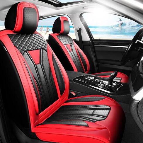 أغطية مقاعد السيارة Fit CX-30 لسيارة Mazda CX-30 2020-2025 2026 - جلد فاخر، مقاوم للماء، مسامي، وسادة مقعد واقية لجميع الأحوال الجوية ومتوافقة مع الوسادة الهوائية، مقعدان أماميان بيج in Kuwait