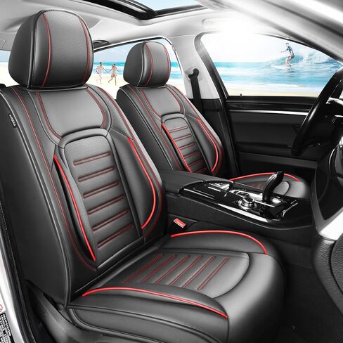 أغطية مقاعد السيارة Fit CX-30 لسيارة Mazda CX-30 2020-2025 2026 - جلد فاخر، مقاوم للماء، مسامي، وسادة مقعد واقية لجميع الأحوال الجوية ومتوافقة مع الوسادة الهوائية، مقعدان أماميان بيج in Kuwait