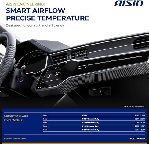 AISIN BDAH-00233 Main HVAC Heater Blend Door Actuator - Compatible with Ford F-150 2015-2018, F-250/F-350 Super Duty 2017-2018, F-450/F-550 Super Duty 2017 - Temperature Control Actuator in Saudi Arabia