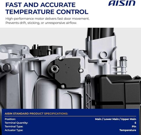 AISIN BDAH-00233 Main HVAC Heater Blend Door Actuator - Compatible with Ford F-150 2015-2018, F-250/F-350 Super Duty 2017-2018, F-450/F-550 Super Duty 2017 - Temperature Control Actuator in Saudi Arabia