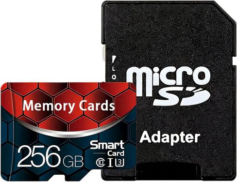 128GB Micro SD Card with Adapter, microSDXC Memory Card for Camera, Drone, U3, A2, V30, 4K UHD, UHS-I, SD Card in Saudi Arabia