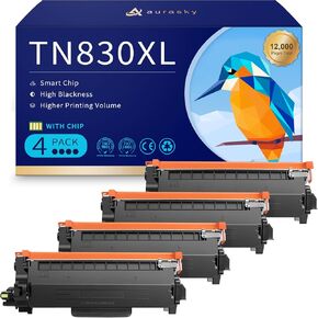 خرطوشة حبر بديلة TN635XL TN635 TN 635XL 635 XL عالية الإنتاجية لطابعات Brother HL-L8430CDW HL-L8430CDWT HL-L8570CDW MFC-L8730CDW MFC-L8930CDW MFC-L8970CDW MFC-EX575 (4 عبوات) in Kuwait