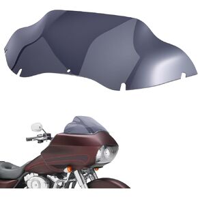 9.5" Windshield, Smoke Wind Spliter for Motorcycle, Wave Windscreen Fit for Harley Touring Road Glide FLTR 1998 1999 2000 2001 2002 2003 2004 2005 2006 2007 2008 2009 2010 2011 2012 2013 in Kuwait