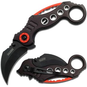 سكاكين الجيب التكتيكية ذات عين الثعبان سكين تكتيكي ذو نصل أسود in Kuwait