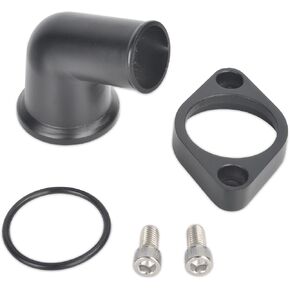 SSN Polished Aluminum 45°Swivel Water Neck Thermostat Housing Compatible with SBC BBC 283 302 305 327 350 400 396 427 454 502 in Kuwait