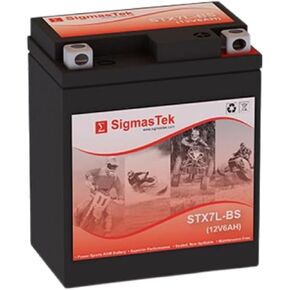 GTX7L-BS Compatible SLA Motorcycle Battery by SigmasTek, STX7L-BS 100CCA in Kuwait