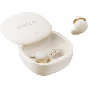 سماعات أذن بلوتوث 6.0 غير مرئية من IFECCO - سماعات نوم لاسلكية للنوم الجانبي، حجب مريح للضوضاء، سماعات أذن لاسلكية مقاومة للماء IPX6 للنوم أثناء التدريبات الرياضية والسفر in Kuwait