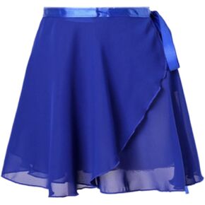 النساء التفاف تنورة الرقص الباليه التفاف تنورة الفتيات تنورة الرقص الرقص تزلج على وشاح تنورة Dancewear الأزرق الملكي in Kuwait