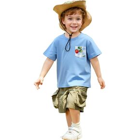 تي شيرت قطني للأولاد وتي شيرت للأم بأكمام قصيرة مناسب للأعمار من 2 إلى 10 سنوات in Kuwait