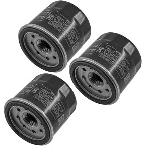 Caltric 3 Pack Oil Filter Compatible with Honda Gl1800 Gl-1800 A Gl1800A Gl1800B Gl1800B2 1800 2001-2018 in Kuwait