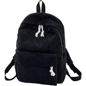 سروال قصير حقيبة السفر المرأة خمر عارضة Kawaii لطيف الجمالية غامض رقيق أفخم الصوف حقيبة الظهر Daypack (أبيض) in Kuwait