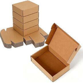 10x10x2 inches Small White Shipping Boxes 25 Pack，Corrugated Cardboard Gift Boxes，Mailing Boxes for Small Business Packing and Storage in Saudi Arabia