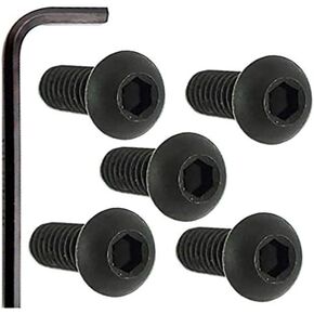 Stainless Steel Allen Head Bolt Kit With Included Wrench For Most 1999-2017 Harley Twin Cam Ignition Timer Points Cover - Black Finish Y in Saudi Arabia