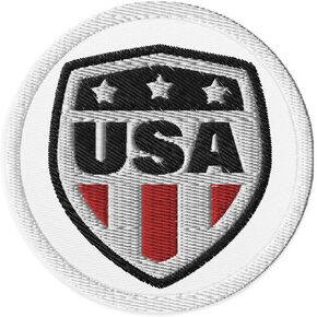 Dedbol Team USA Badge Embroidered White Soccer Patch in Saudi Arabia
