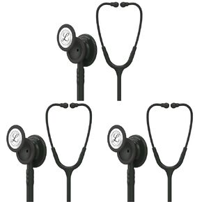 3M 5870 Littmann Classic III سماعة طبية لمراقبة قطعة الصدر بلمسة نهائية قوس قزح مع أنبوب أسود مقاس 27 بوصة وساق أسود وسماعة رأس in Kuwait