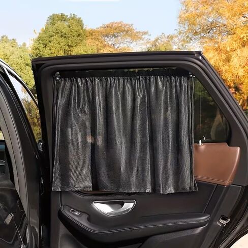 1pc Car Shade Curtain, Suction Cup Front and Rear Sun Protection Heat Insulation Shade in Saudi Arabia