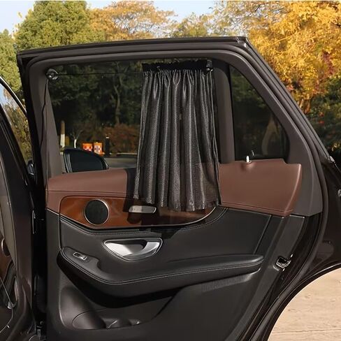 1pc Car Shade Curtain, Suction Cup Front and Rear Sun Protection Heat Insulation Shade in Saudi Arabia