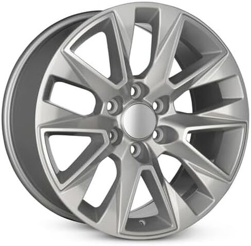 عجلة جديدة مقاس 20 × 9 بوصة من OEM بديلة مباشرة من الألومنيوم لسيارة 2019-2020 شيفروليه سيلفرادو 1500 6-139.7 ملم فضية 20 بوصة 84486663 in Kuwait