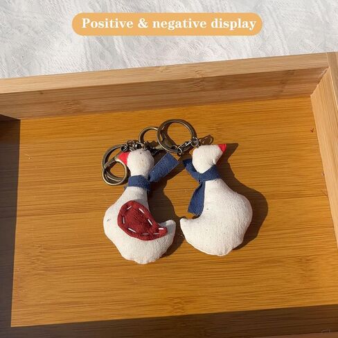 Vintage Handmade Fabric Keychain Fashion Creative Cartoon Backpack Handbag Charms Holiday Gifts For Boys & Girls in Saudi Arabia