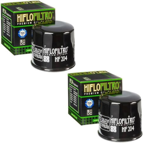 HifloFiltro HF204 Premium Oil Filter, 2 Pack in Saudi Arabia