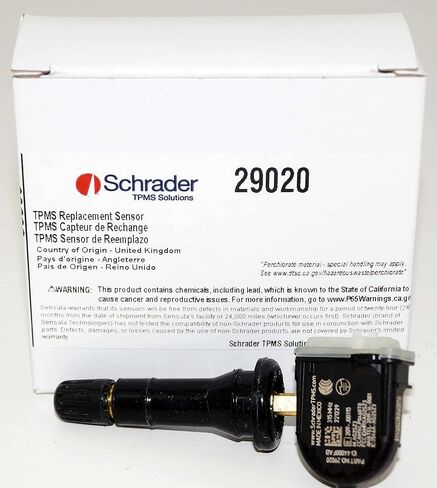 جهاز استشعار Schrader 20315 المطاطي البديل لمراقبة ضغط الإطارات (TPMS) 315 ميجا هرتز - Ford DE8T-1A180-AA، 9L3Z-1A189A، CM5T-1A180-AA، ZZDA37140 (عبوة من 1) in Kuwait