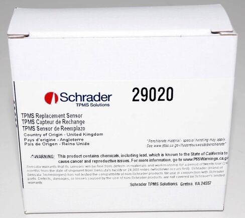 جهاز استشعار Schrader 20315 المطاطي البديل لمراقبة ضغط الإطارات (TPMS) 315 ميجا هرتز - Ford DE8T-1A180-AA، 9L3Z-1A189A، CM5T-1A180-AA، ZZDA37140 (عبوة من 1) in Kuwait