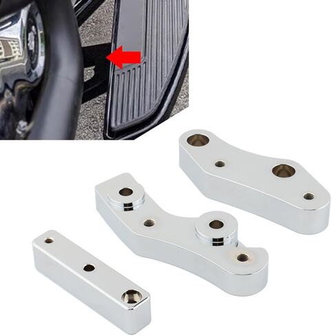 Cnswee6 1 Set HL-JTZJ-849-D Motorcycle Floorboard Foot Pegs Aluminum Chrome For Harley For Softail Slim FLSL 2018-2021, For Harley For Softail Fat Boy 114 FLFBS 2018-2023 in Saudi Arabia