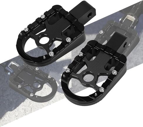 Front Rider Footpegs Rests CNC Aluminum Fit For Harley Street Bob FXBB, FXBBS, Low Rider FXLR, FXLRS, Sport Glide FLSB, Breakout FXBR, FXBRS, FXST 2018-later Red in Saudi Arabia