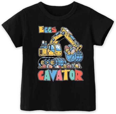 Easter Shirt for Toddly Boy Girls Kids, Happy Bunny Toddler T-Shirt, Spring Egg Hunt Kids Tee, 2-6T in Saudi Arabia