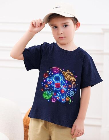 Toddler Kids Cute Animal T-Shirt Summer Short Sleeve T-Shirt Summer Cotton Casual Tee Tops Clothes 3-7 Years in Saudi Arabia